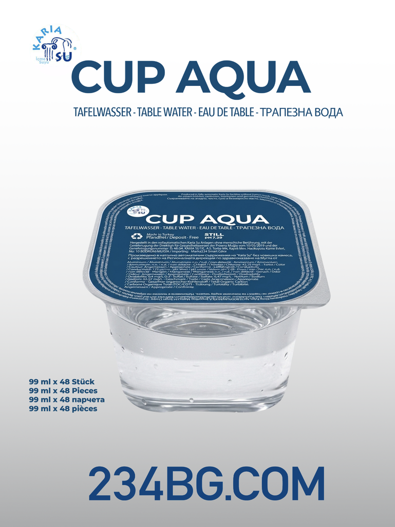 cup aqua bardak su